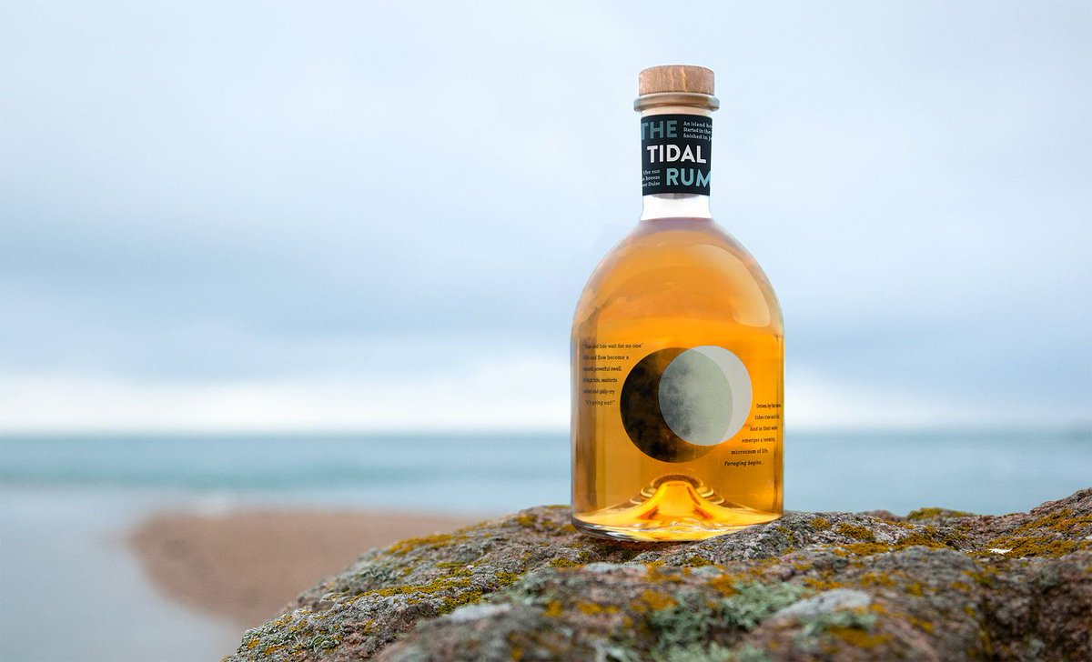 dexigner's tweet photo. Lewis Moberly has created the brand identity and packaging design for Tidal, a new rum launching in the UK this month. https://t.co/iIuRF0houn #PackagingDesign #BrandingDesign #LewisMoberly #TidalRum https://t.co/uKNp3ZIMFt
