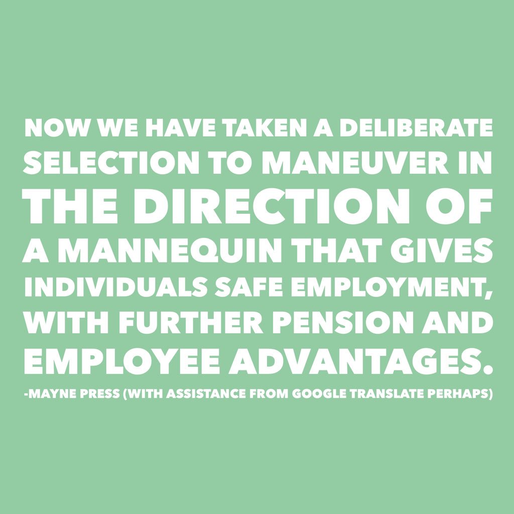 We suspect google translate had a helping hand with this but it did make us smile this morning. 

themaynepress.com/2019/03/01/top…

#fakenews #googletranslate