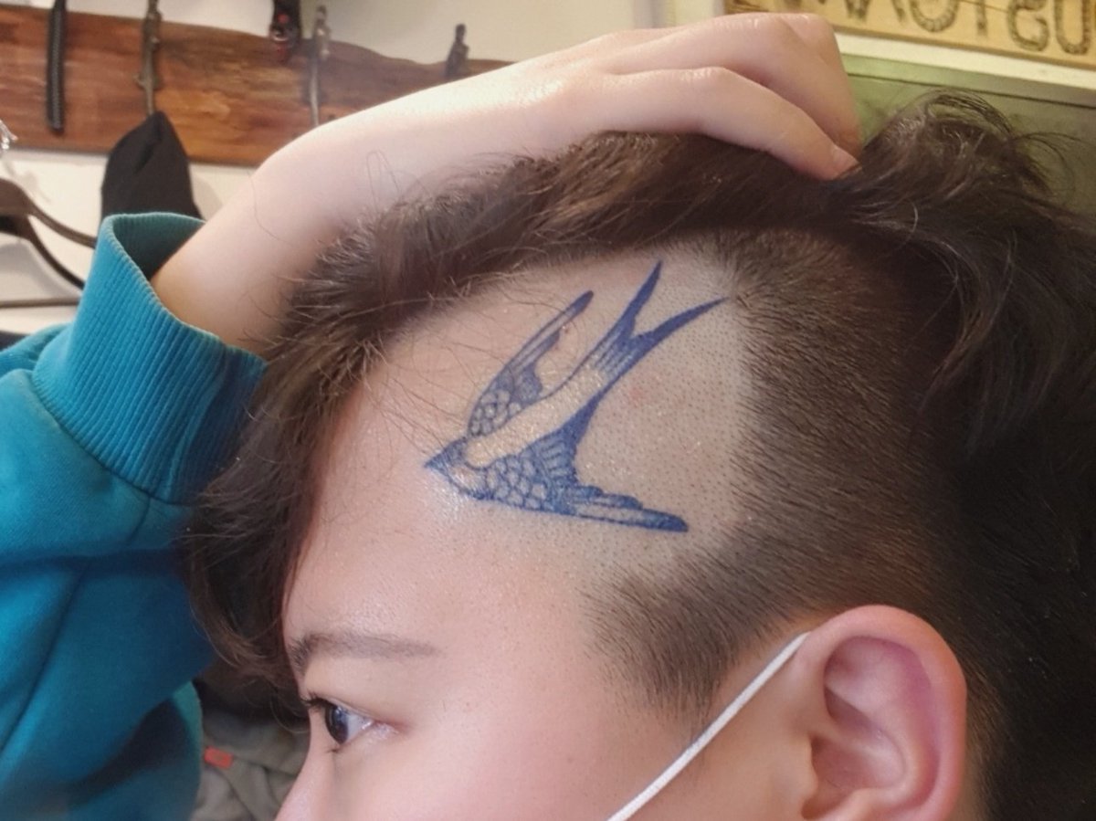 기여운 짹짹이 타투 함 (insta @ bamboink)