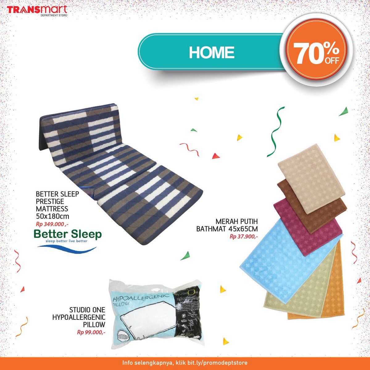 Transmart_IND's tweet photo. Ayo ajak keluarga tercinta untuk belanja ke #TransmartCarrefour terdekatmu ππβ£
β£
Untuk info lebih lanjut cek https://t.co/bt6LfCK9Y6 ππ»β£
β£
#TransmartUntukPerempuan #PromoDeptStore https://t.co/1DB34tejmp