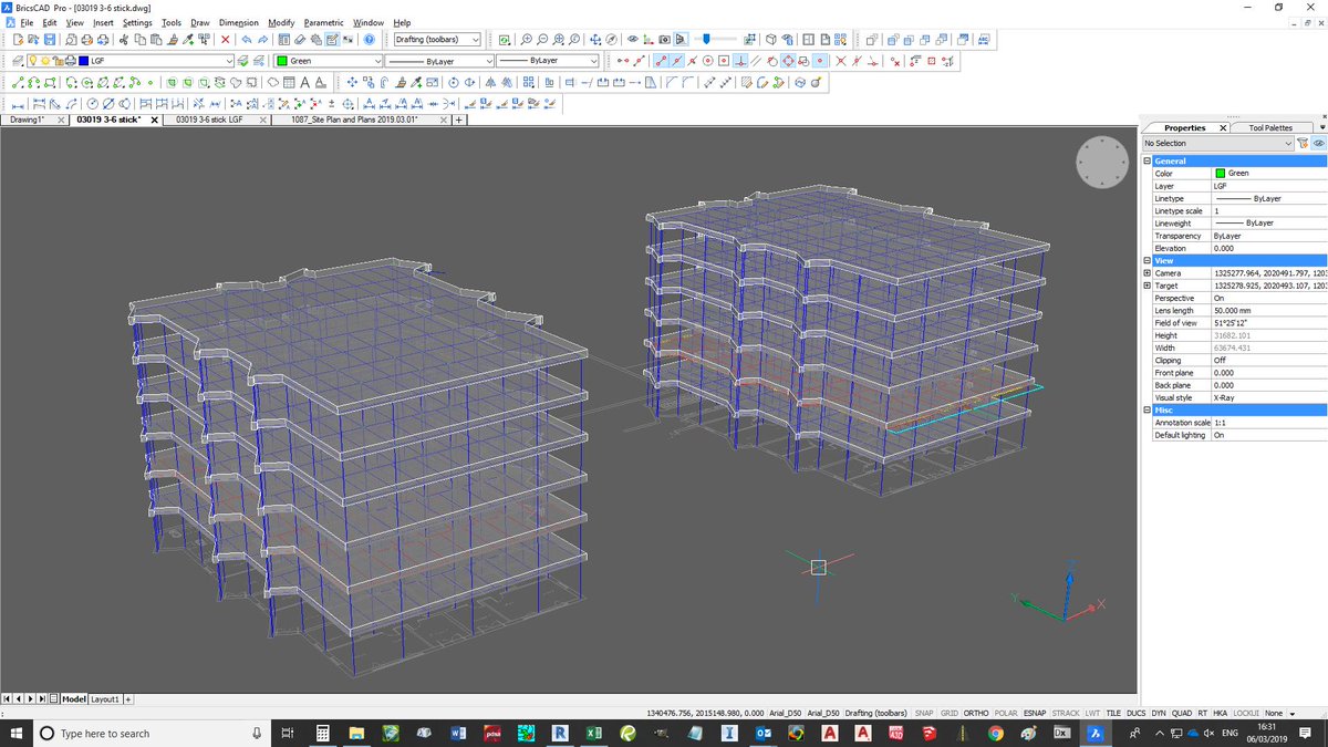 Cadarn_2014's tweet photo. Initial frame design for new six storey residential development, BIM model imported into the 3D analysis🔗 https://t.co/EsdH9GuQzD