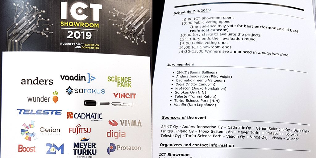 2mitoy's tweet image. Olemme tänään mukana #ictshowroom -tapahtumassa Turun ICT-Cityssa klo 14 asti. Tervetuloa tutustumaan meihin ja keskustelemaan kanssamme! #2mitoy #yhdessäenemmän @TurunAMK #Turkuictweek 2mit.fi/turkurekry/