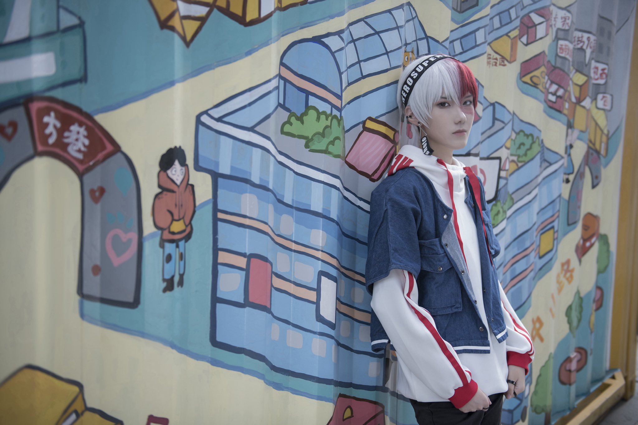 子洛s 我的英雄學院 我的英雄学院 僕のヒーローアカデミア Myheroacademia 轟焦凍 Todoroki Todorokishoto Todorokicosplay 轰焦冻 子洛phx 崎月
