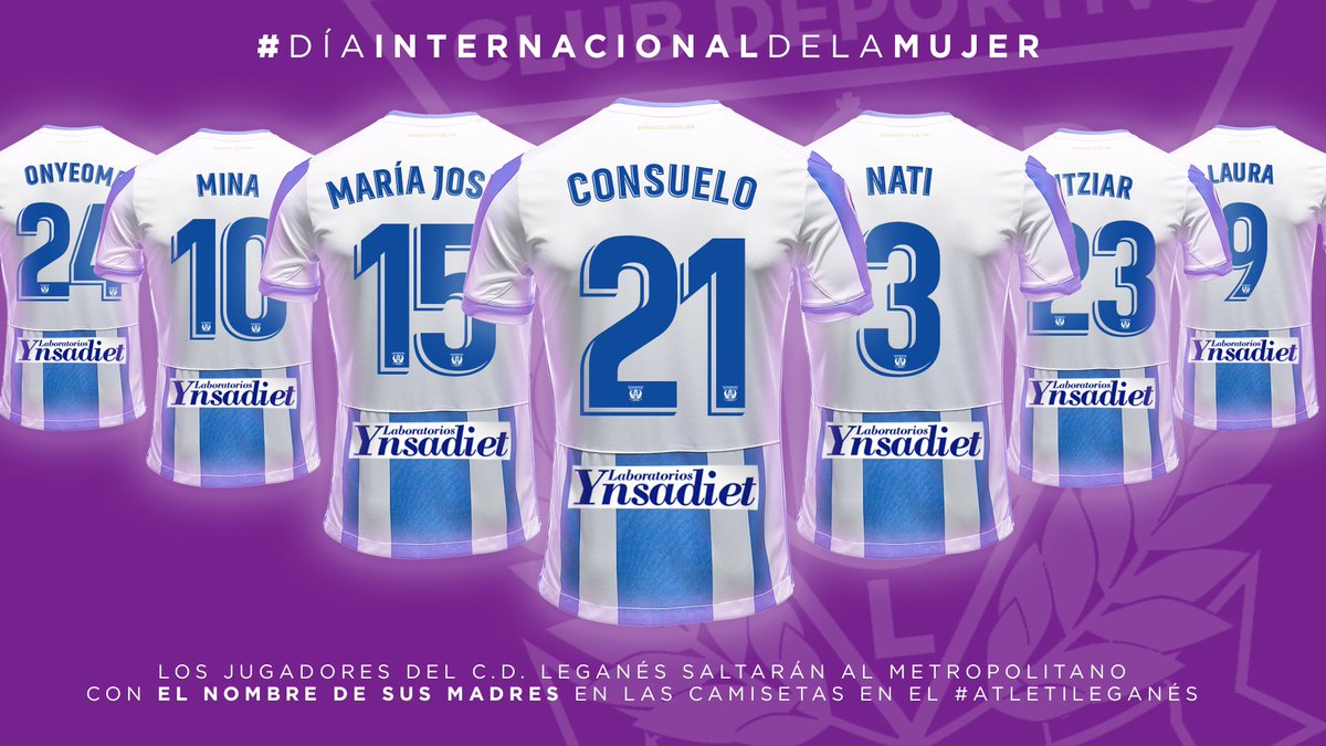 Las camisetas conmemorativas ante el Atlético.