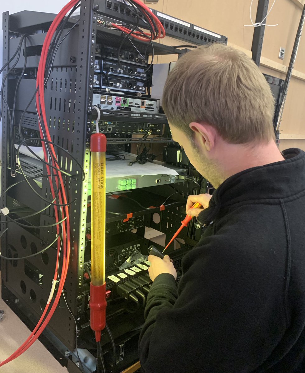 electricstring's tweet image. Mark one of our AV engineers, has been busy in the Hull workshop building this rack for one of our exciting projects ready for delivery next week! #custominstall #Crestron #BluStream #Shure #itsastringthing #audiovisual