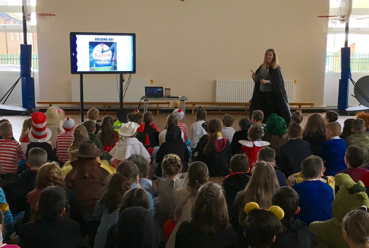 StAlbansCVA's tweet image. Kicking off our @WorldBookDayUK with an assembly to share the  challenges for the day...including a secret communication challenge for your teachers! What a great effort the children have made getting dressed up as their favourite characters!