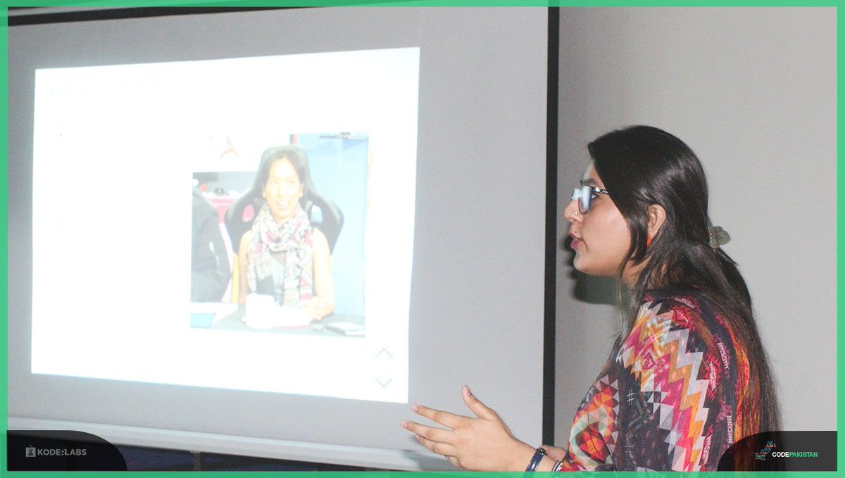 CodePakistanio's tweet image. Kulsoom Nouman our Senior Digital Marketing Executive gave an impactful presentation on &quot;How To Fake Confidence Until You Make It&quot; that charged up the audience with more enthusiasm and self-esteem. | #CodePakistan #KoderLabs