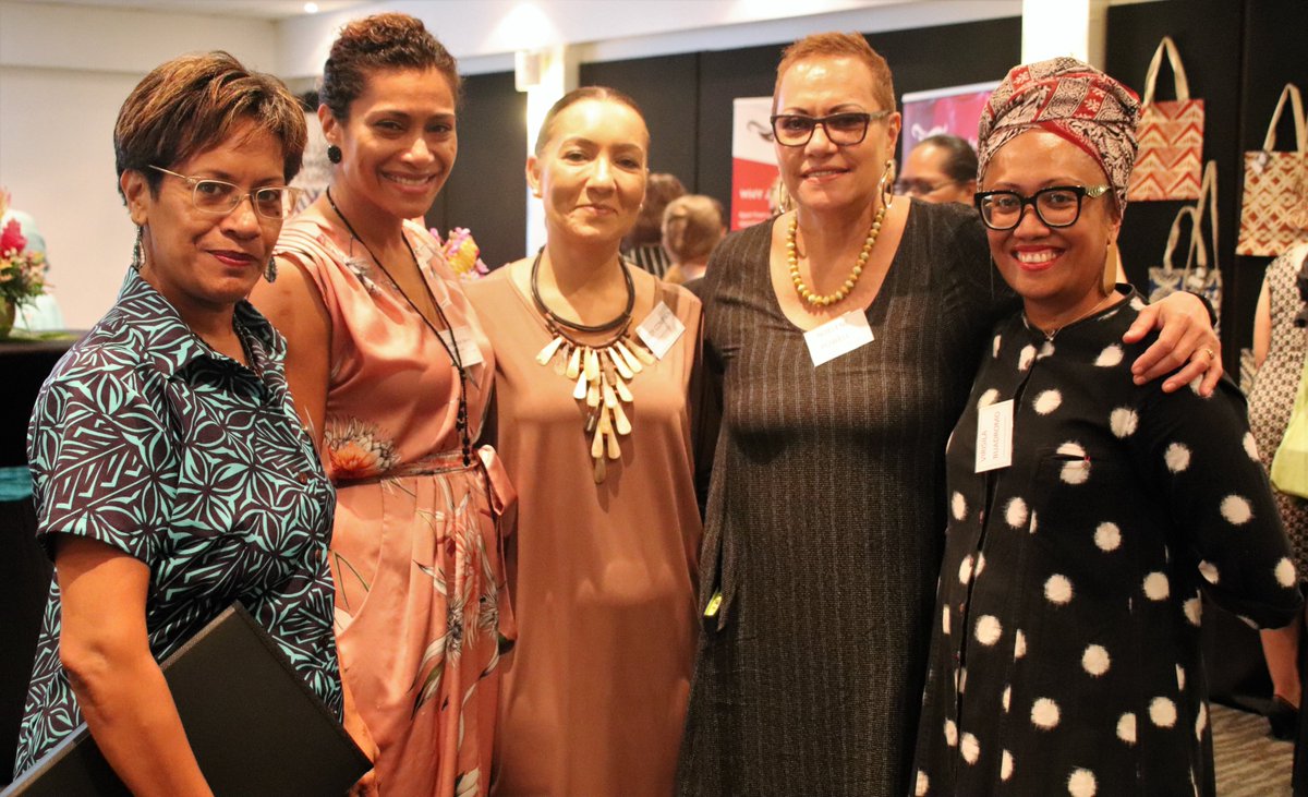 womensfundfiji's tweet photo. On the eve of #IWD2019, we were honoured to have the Minister for Women Hon @MereseiniRakui1 announce the Fund's 11 new grantees & launch our 2018 Annual Progress Report! Pleasure having @AusHCFJ Anna Dorney @LenoraQMP @Lynda @RoTeimumuMP join us to celebrate this milestone. https://t.co/e7KMT4as2g