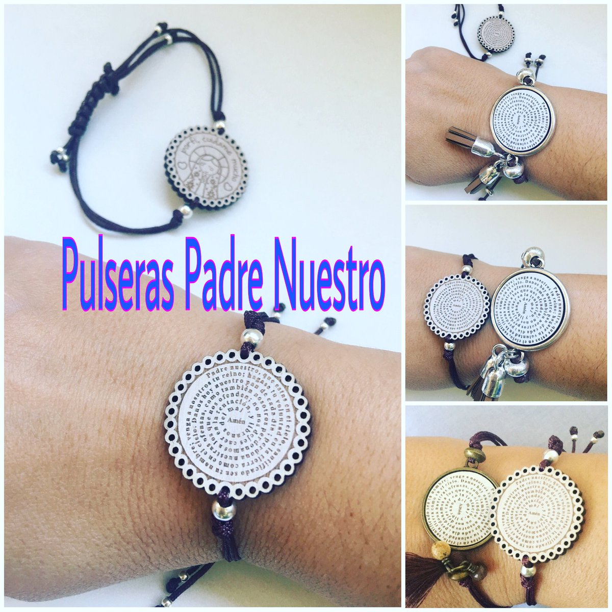 solo1toque's tweet photo. Buenos días, os enseñamos nuestras #pulserasPadreNuestro #solountoque #pulserasconencanto 
Qué os parecen?
Podéis hacernos cualquier consulta en info@solountoque.com https://t.co/xXSYS6lwwY