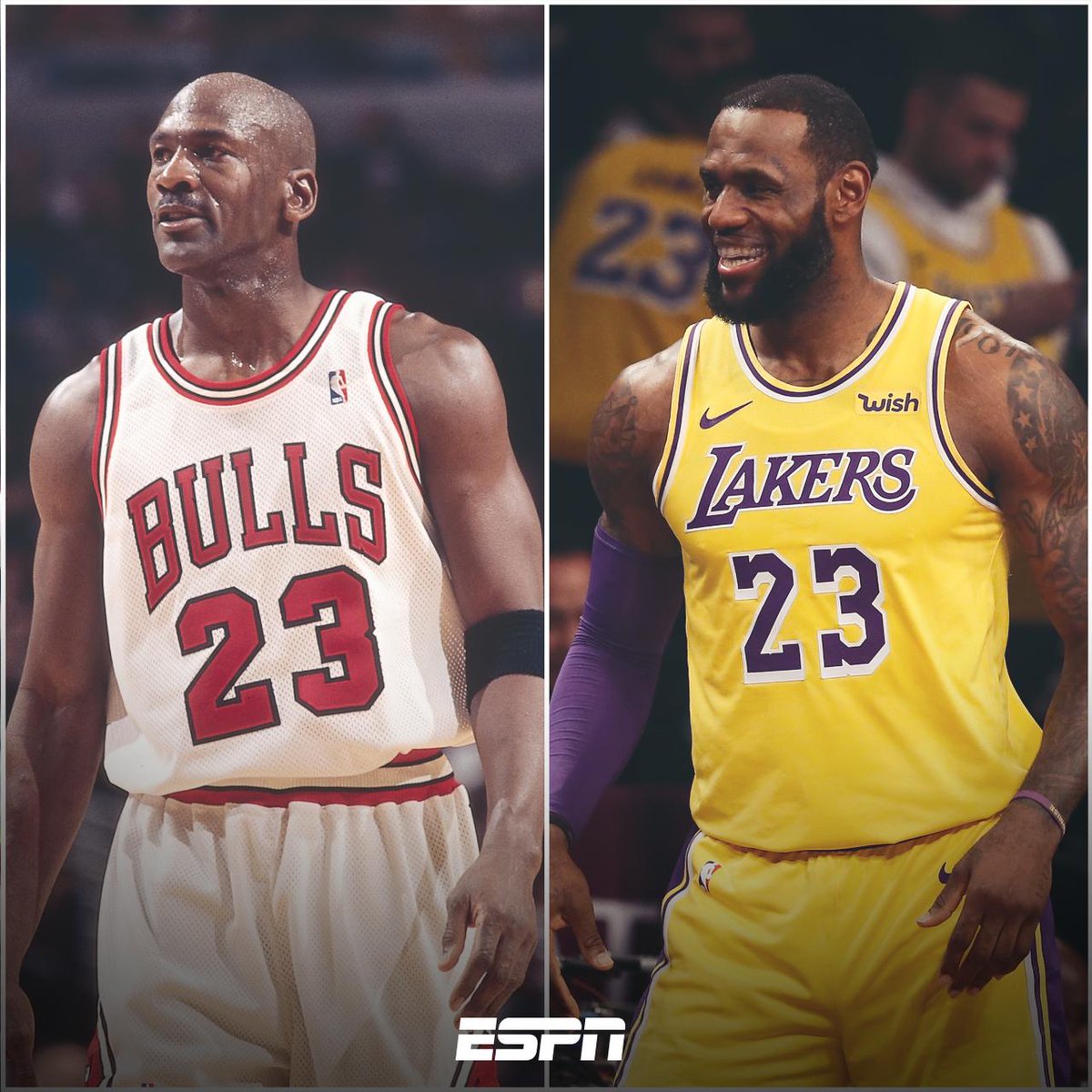 LeBron superó a Jordan como 4to máximo anotador en la historia de la #NBAxESPN pero... 🏀

¿Con quién te quedas?

🔃 Michael Jordan
❤️ LeBron James