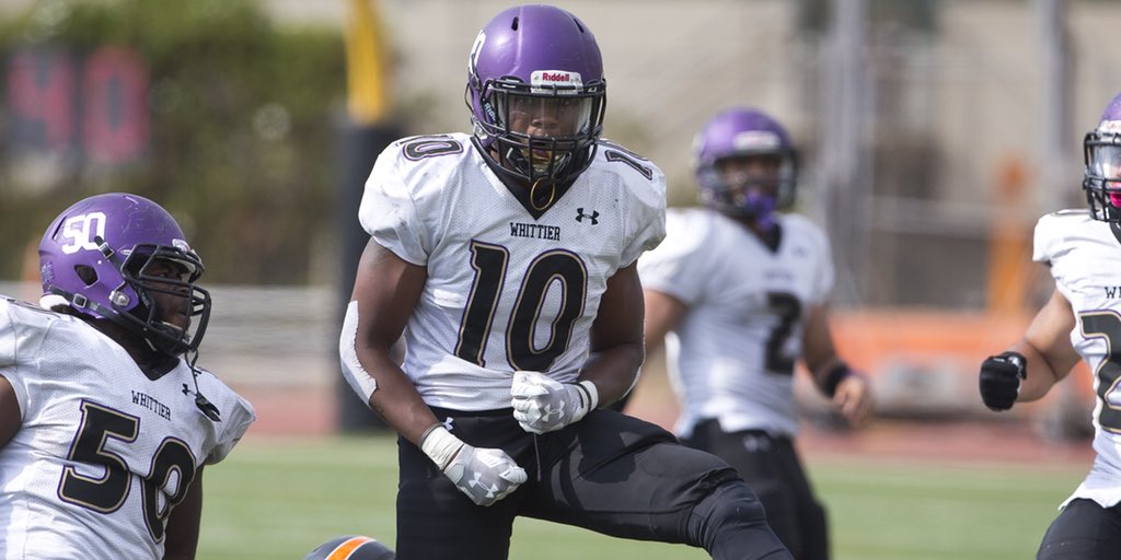 Colbystevens__'s tweet photo. so blessed to receive an offer to continue to play football at the University of Whittier, thank you @Coach_JBruce for this amazing opportunity! https://t.co/Lq2amivbPd