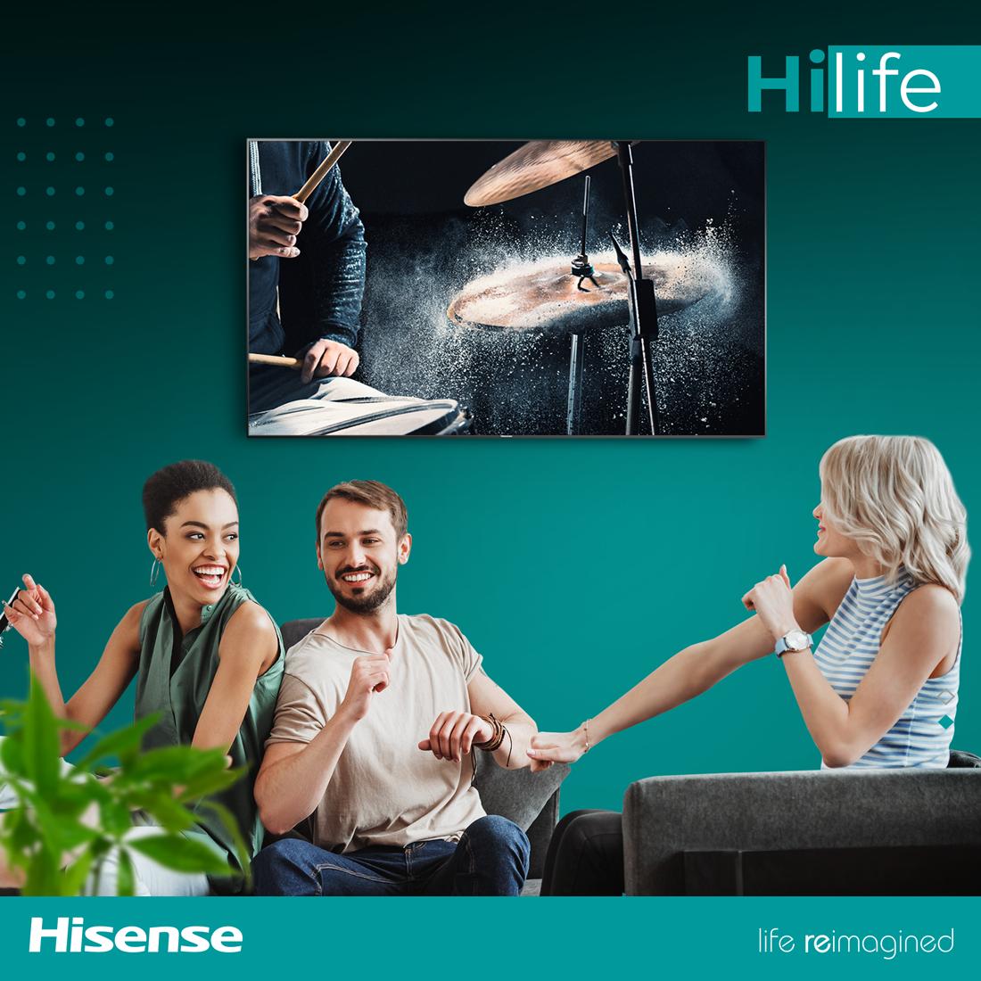 HisenseME's tweet photo. Trust our #HiProduct ULED TV to add life into any gathering of friends and close ones with its superior display and sound!
ثق دائماً في تلفزيونات هايسنس ULED #HiProduct التي ستضيف الى بيتك نمط جديد في وجود احبائك بجمال الوان الشاشة وجودة الصوت! https://t.co/Yaxkx695De