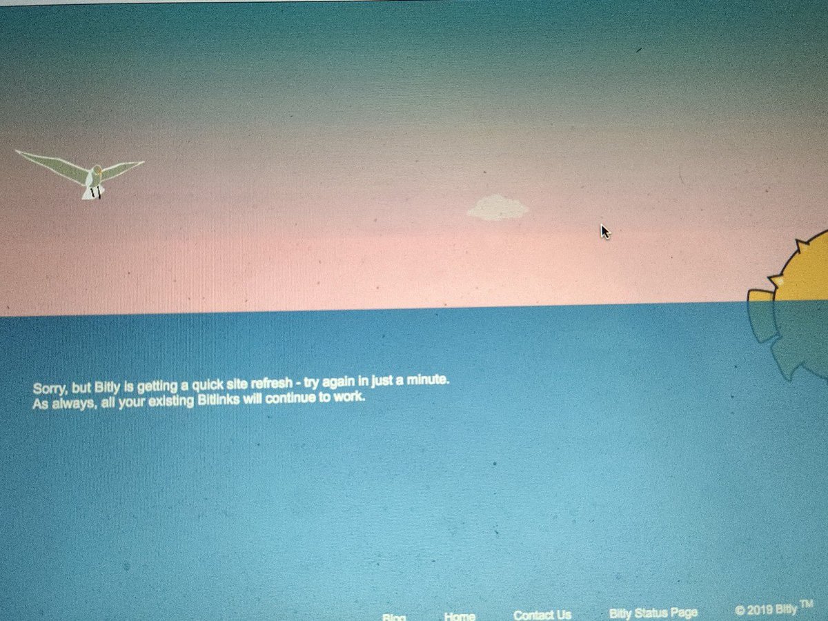 ArthTiwari98's tweet photo. Looks like @Bitly has shut down its shop. Services are down for hours now, and I dont see any convincing message on their site. I could only wonder hoe paying customers would be feeling. #URLShorten https://t.co/qYaA6s96ss
