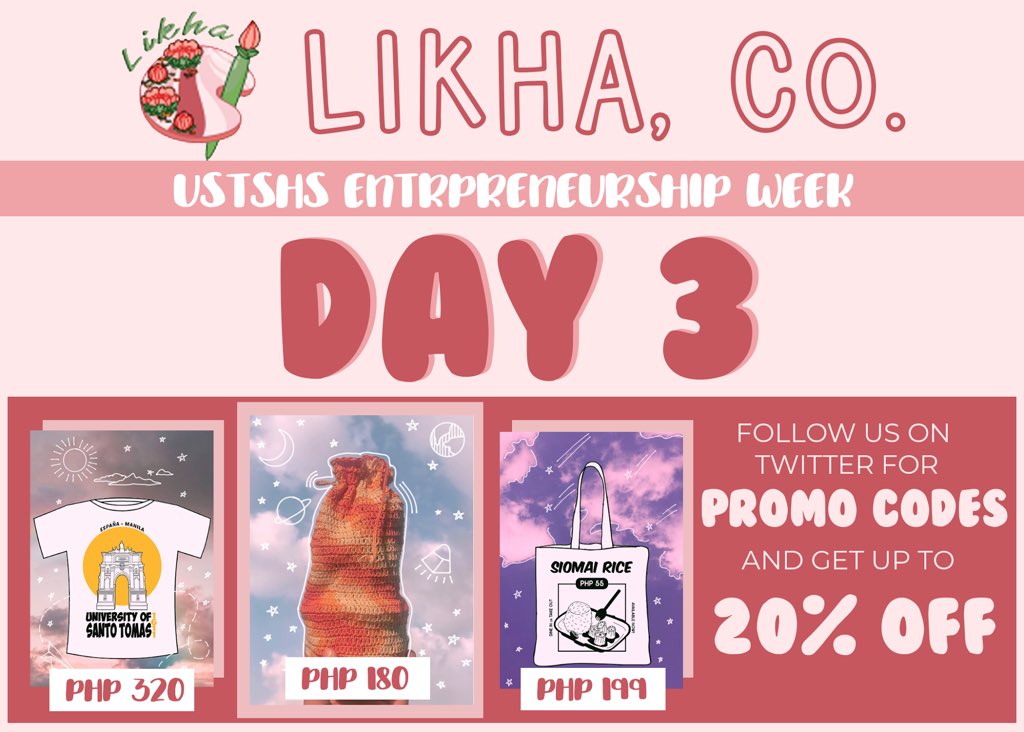 USTLikha's tweet photo. IT IS NOW DAY 3 OF THE USTSHS ENTREPRENEURSHIP BAZAAR!

Get your own knitted pencil holder while stocks last!

#USTLikha https://t.co/JFvIX6US9I