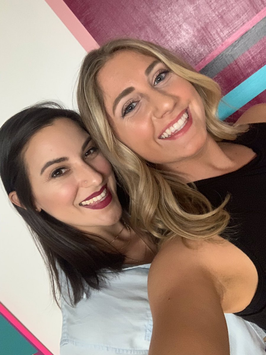 lacesyourfriend's tweet photo. It’s a wrap on another episode of #PickedLastInGymClass thank you @Alexa_Curtis for being an actual angel 🙏🏼 you are an absolute blast 👯♀️ https://t.co/VVIJmZf4WW