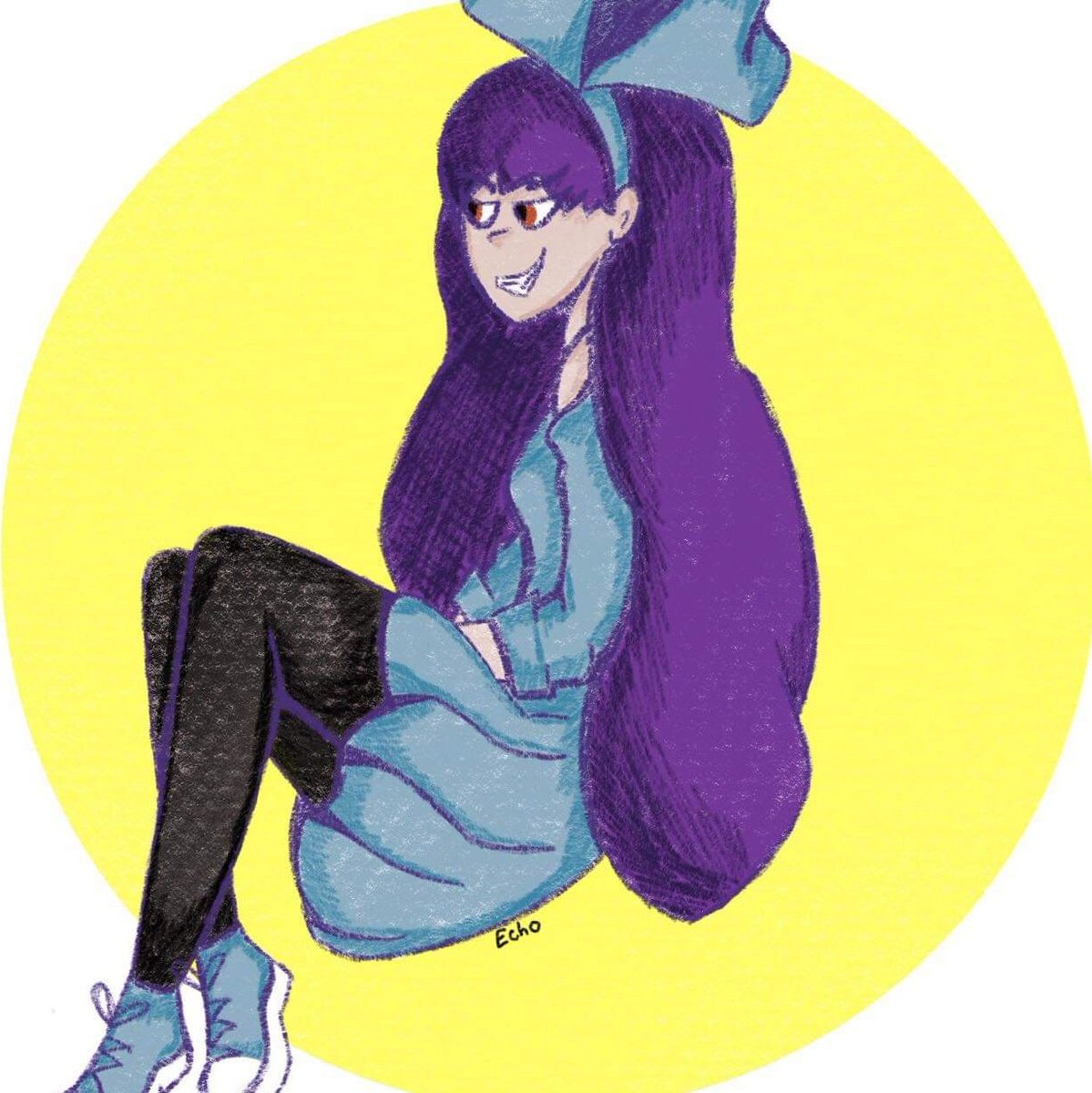 TrikShadow's tweet image. Adelaide the ghost girl. 
Art by writer: @RecklessHope