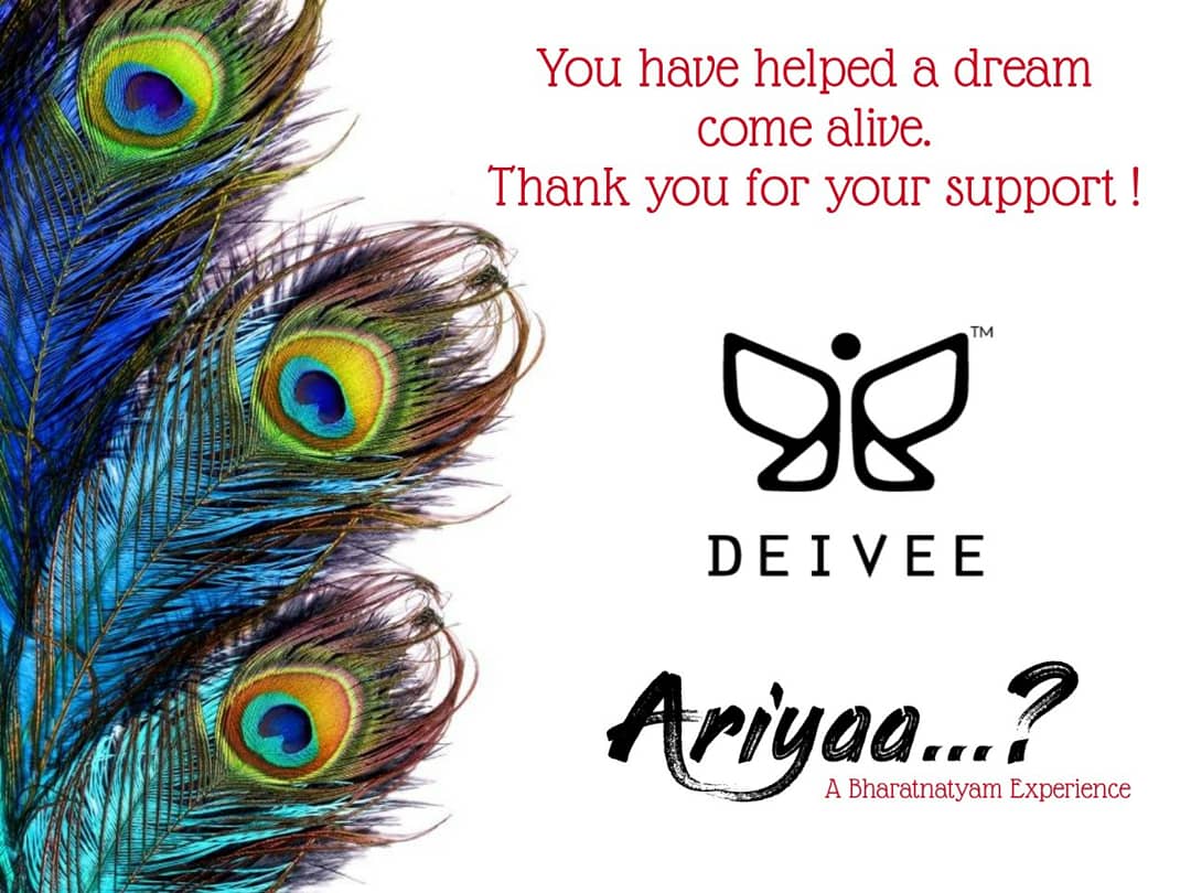 DeiveeOfficial's tweet photo. Dream Big Work Hard Make It Happen Just like Ariyaa!!
Make sure to check out the this cultural extravaganza.
For tickets 👉👉 https://t.co/jScOsTW4pq
#ariyaa 
#bharatanatyam 
#culture 
#cultural 
#dance 
#sponsor 
#sponsorship 
#events 
#deivee 
#deiveeofficial https://t.co/wUPh0ah4GY