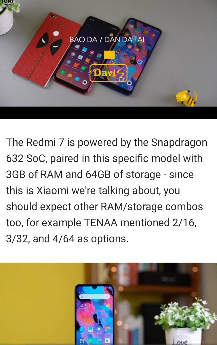 Starmalkiah13's tweet photo. #LEAKS OF REDMI 7 https://t.co/UT8ViiGURC