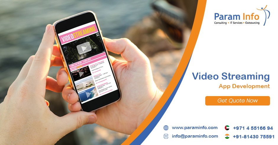paraminfoit's tweet image. Experience the wide range of entertainment from all over the world with the help of #videostreamingappdevelopment applications! 
Visit us @ bit.ly/2GPyzpU  
Call us: +97145516694, +91-8143075591 
Email: info@paraminfo.com