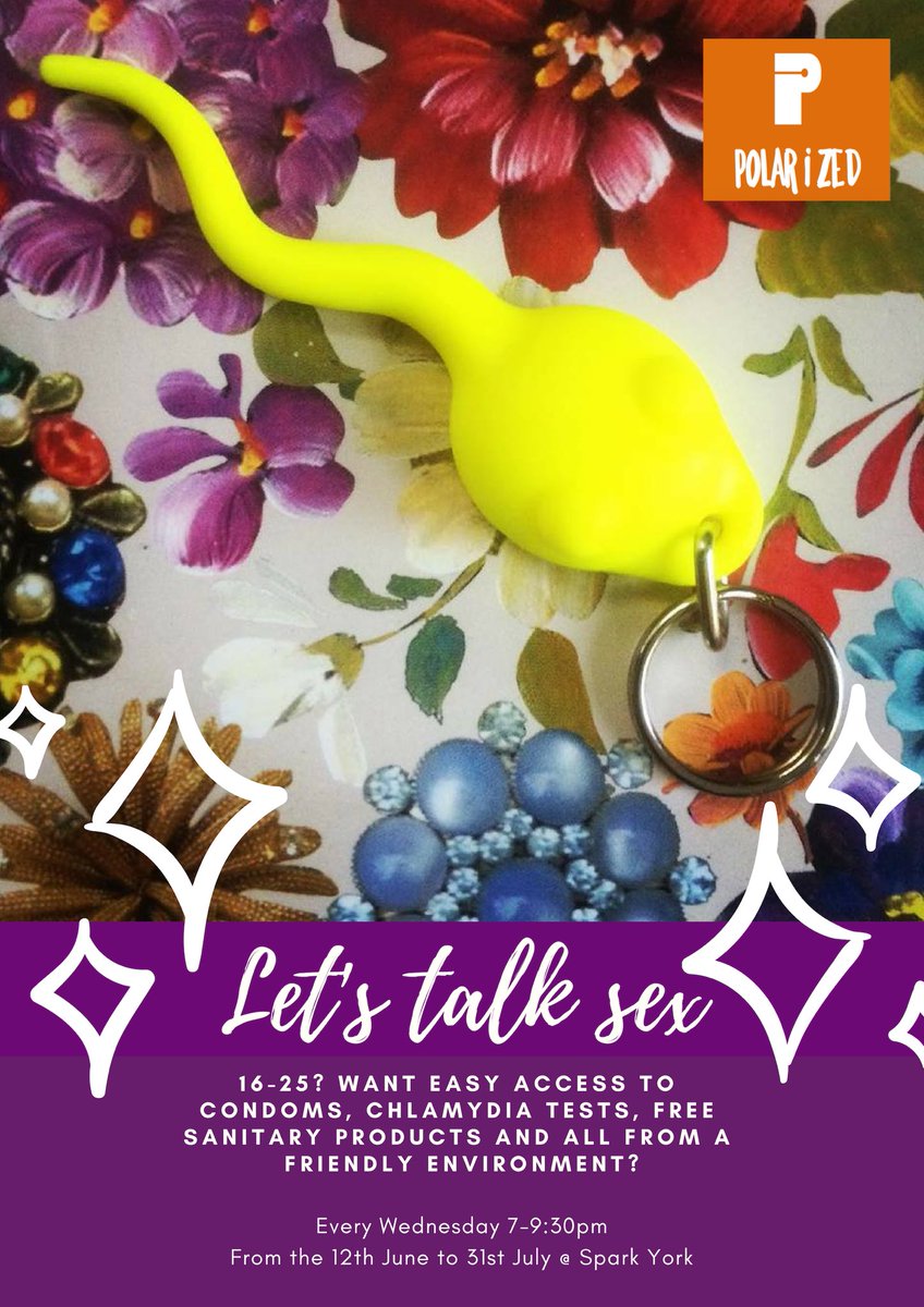 design_conquer_'s tweet photo. The Let's Talk Sex drop in will recommence on the 12th June through every Wednesday up until the 31st July 7-9:30pm #youthservices #sexualhealth #letstalksex available for 16-25's @SparkYorkCIC ❤️ https://t.co/dqrQbW3Ovd