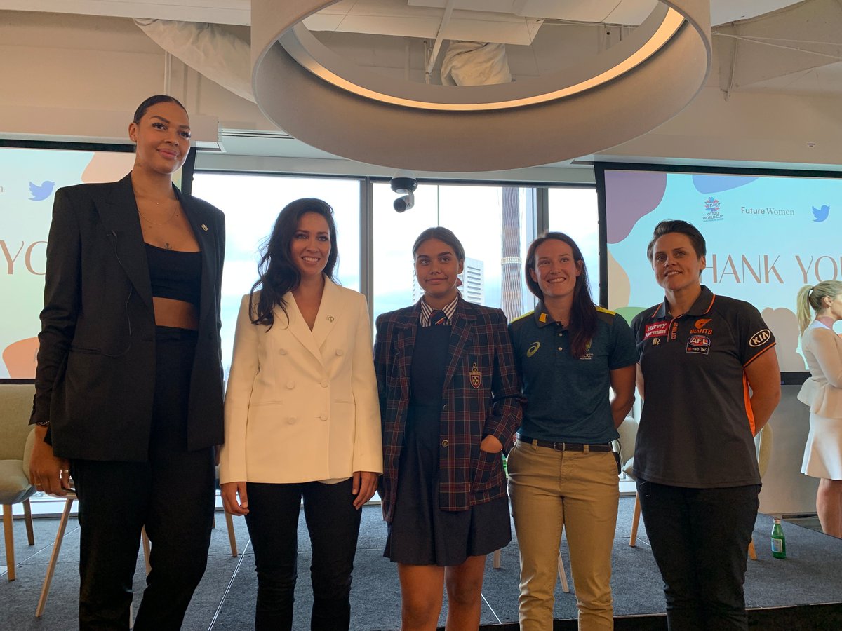 AIEF Scholarship Student @StCatherinesSyd Lailah Prince proudly delivered the Acknowledgement of Country @futurewomen Women in Sport event celebrating #IWD2019.  She was delighted to meet such strong and inspiring women setting the standard in their fields #AskIWD #futurewomen