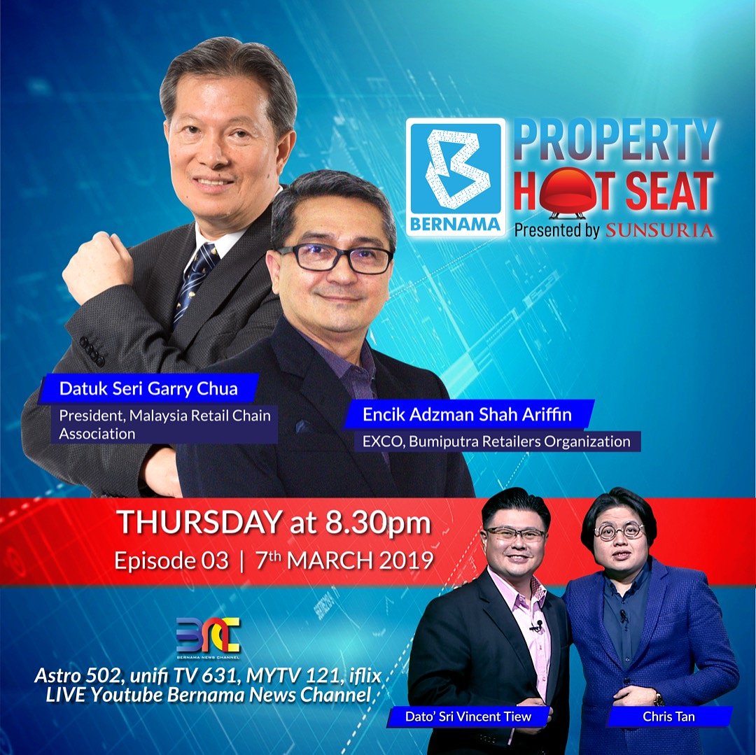 Bernama Tv On Twitter Property Hot Seat Thursday 7 March 2019 8 30pm Bnc Bernamanewschannel Propertyhotseat