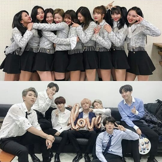 Evidences that Jimin of  @BTS_twt and Jeongyeon of  @JYPETWICE shares the same braincells A THREAD..( The photo below was uploaded at the same time and look at Jeongmin pose )  #Jimin  #Jeongyeon  #Jeongmin  #Jimyeon  #Bangtwice  #Twice  #BTS  