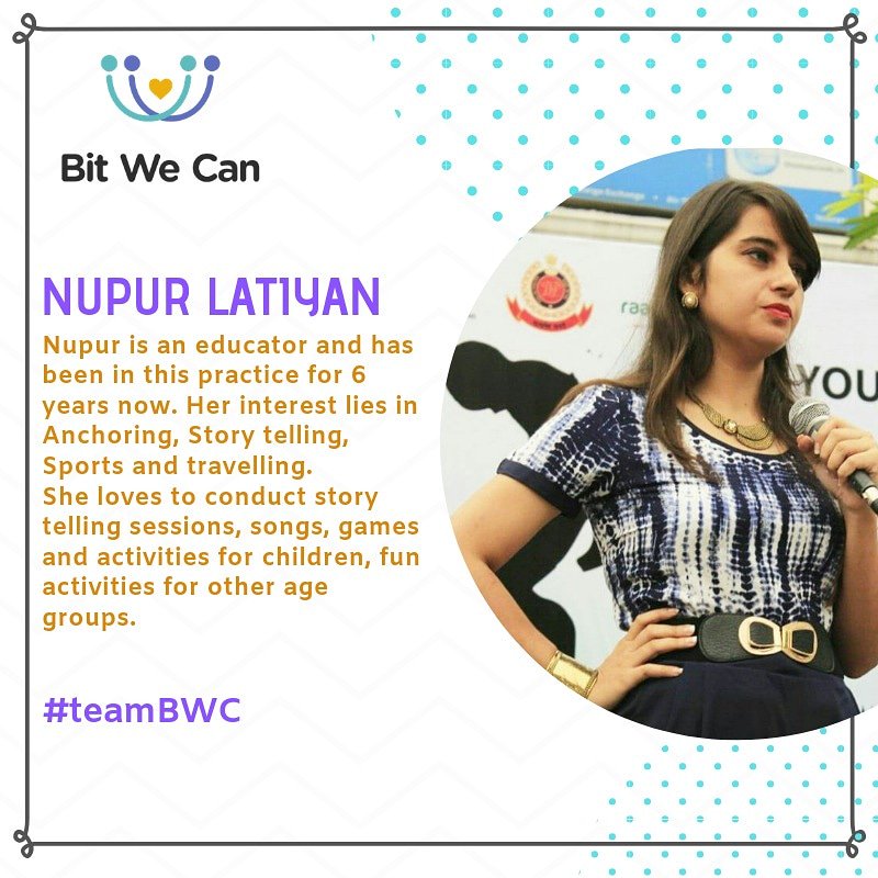 BitWeCan's tweet photo. Welcoming aboard Nupur Latiyan to the team Bit We Can!

#saveenvironment #environment #GoGreen #ecosystem #climatechange #earth #ecology #nature #savenature #naturelove #instanature #naturelover #ngo #socialwork #conservation #social #cause #saveplanet #planetearth #changemakers https://t.co/GoeettwcBp