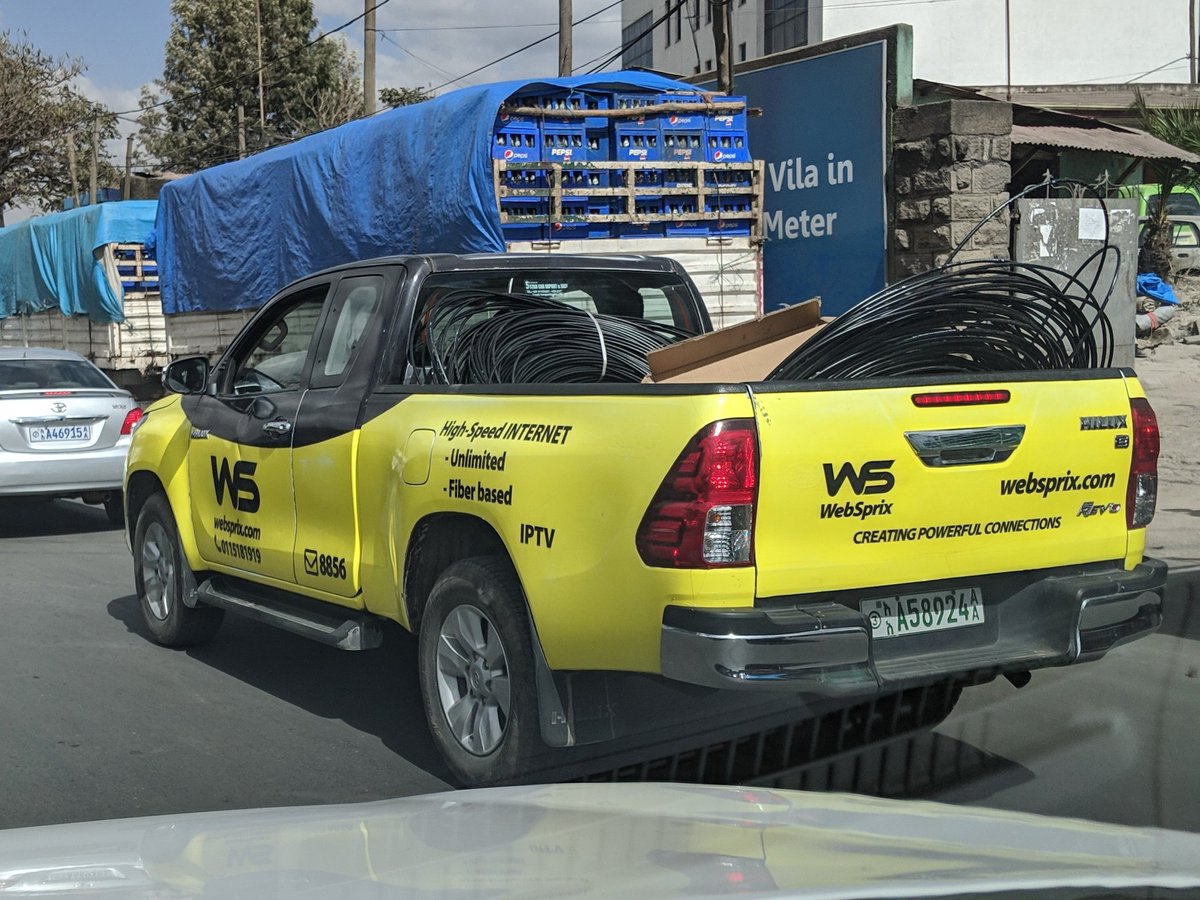 adamabate's tweet photo. So excited to see yet another startup in tech gain traction. We're rooting for WebSprix, Ethiopia's first private internet service provider. #websprix #ethiopia https://t.co/8eARQUvd0o