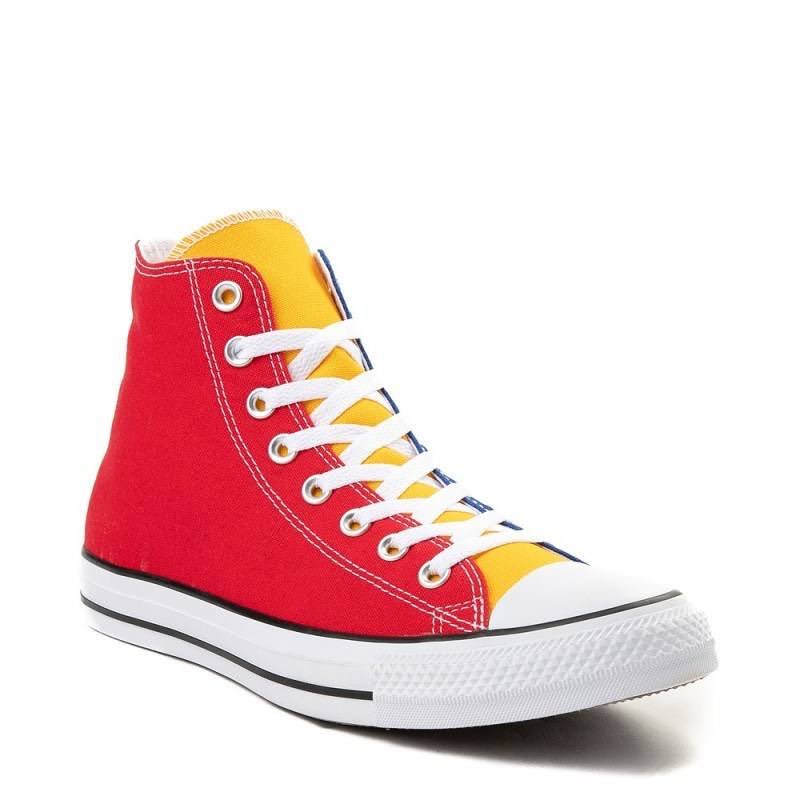 red converse journeys