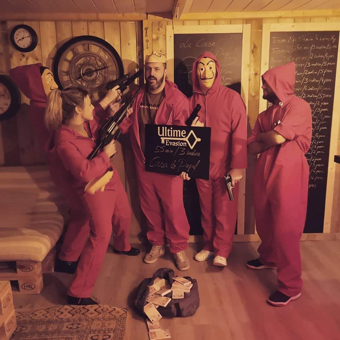 Nous étions de passage chez Ultime Evasion pour tester «Casa De Papel». Un accueil et une immersion de compétition. 😜
- Article à venir prochainement -