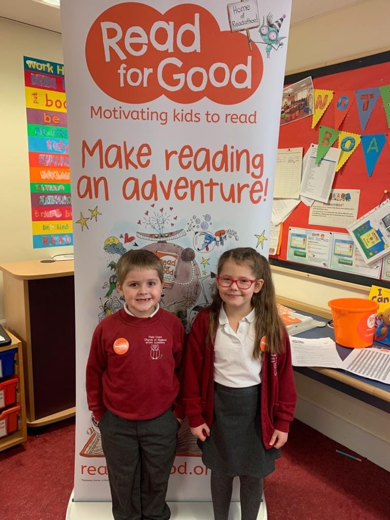 DGATSCHOOLS's tweet photo. Happy World Book Day!  Today @DGATSCHOOLS  launch our third readathon. Have fun reading everyone and let’s raise lots of money for this fabulous charity ! @ReadforGoodUK @glosdiocschools @GlosDioc @bptewkesbury https://t.co/vZwCn6q6jJ