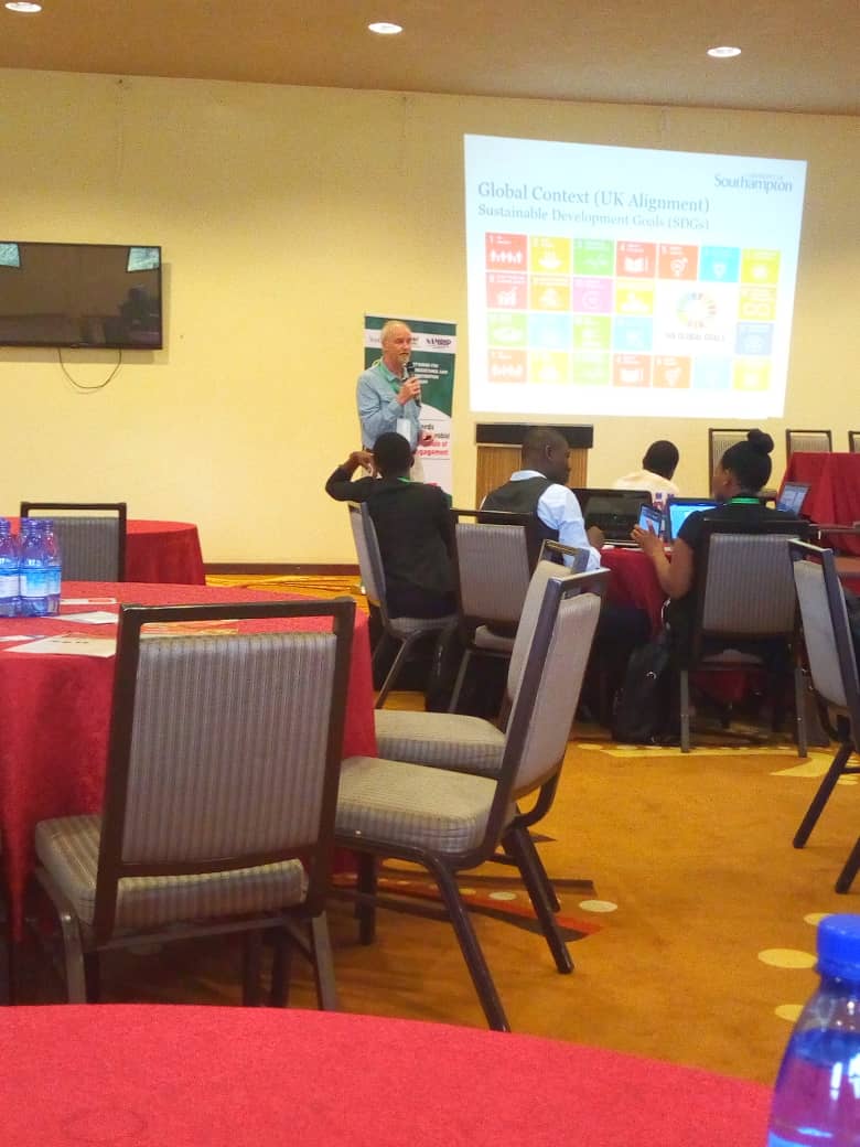 ekahat1's tweet photo. Day 3 at #NAMRIP Symposium in Uganda. @KeevilW sharing UK AMR Funding opportunities for collaboration with International partners, including the MRC Global Challenges Research Fund- Insightful presentation with multi country comparative studies/ approaches https://t.co/zM5e3kmSfI