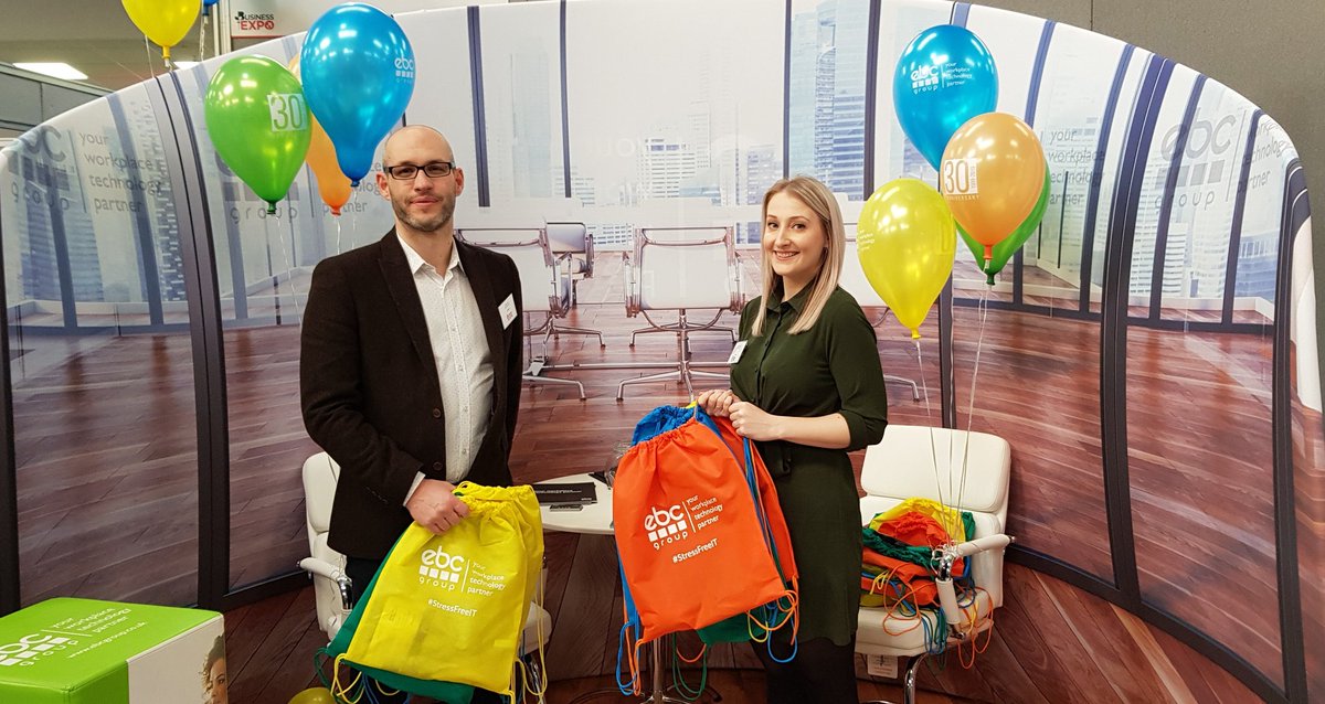 EBC_Group's tweet photo. Ready for a great day at the @HW_Chamber #hwexpo Come and say hi and grab a bag #ebc30 https://t.co/IEOaYwswwU
