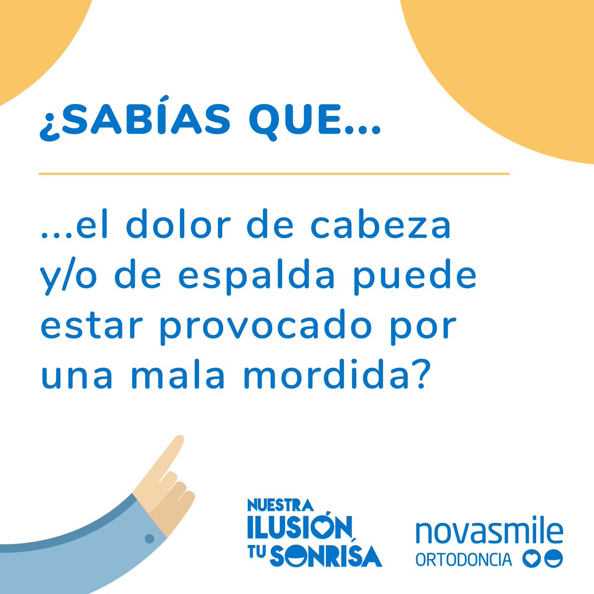 Novasmile's tweet photo. A veces no conocer de dónde viene el problema es el auténtico problema ⚠ Cuidar nuestra dentadura es crucial para la salud y nuestro bienestar. ¿Necesitas una revisión? Contacta con nosotros ✅  #clínicasNovasmile #ortodoncia #ortodoncistasexclusivos #Novasmilealicante https://t.co/DAEL2GqkHY