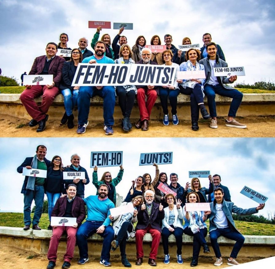 annacasamian's tweet photo. Entusiasmada de formar part de l'equip de @juntsxstc 😀
Ahir roda de premsa al cim de #canmates, excel.lent indret amb vistes 360° de la nostra estimada ciutat... Persones amb ganes de fer el millor per #santcugat 🤗 Molta passió i confiança, #femhojunts amb @carmelastc 👏👏 https://t.co/WqKFTm4kQm