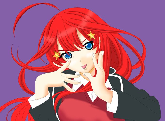 神崎恭介@RPGツクールVX Aceでのゲーム制作を主に活動中。さんがTwitterに投稿した中野五月(五等分の花嫁)のイラスト。