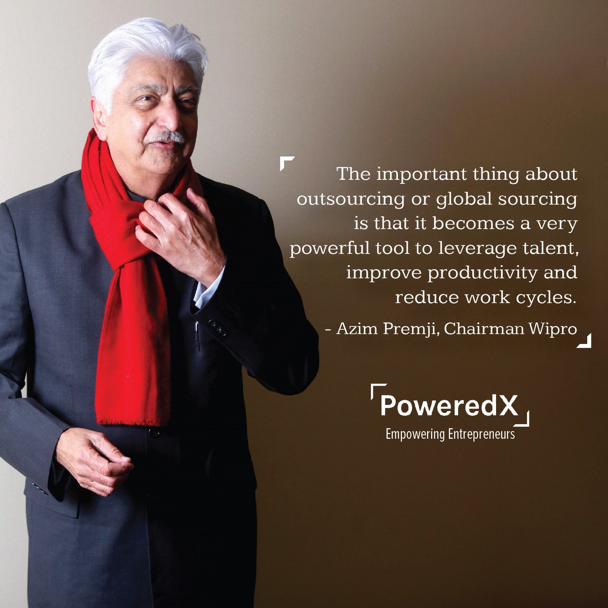 PoweredX_'s tweet photo. Getting the right talent is of crucial importance, so don't limit yourself to finding it locally. Consider it an investment in the future of your business.
@Wipro #azimpremji
#PoweredX #CoBuild #technology #productivity #entrepreneurs #startups https://t.co/didZO2gU6t