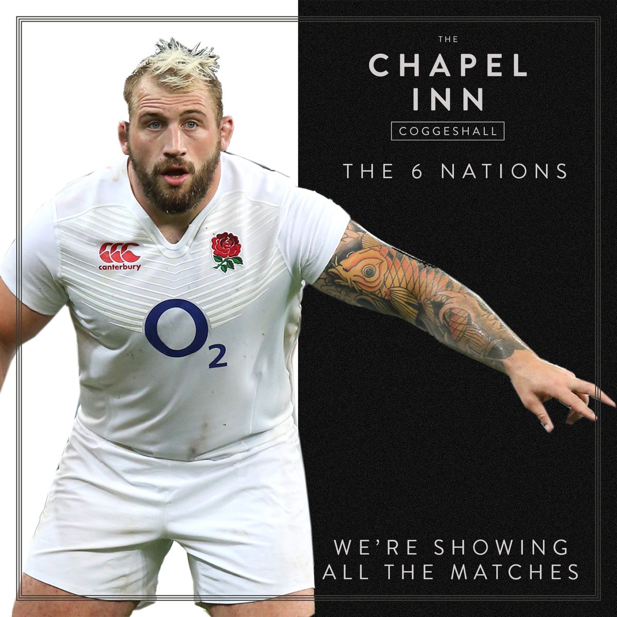 We're showing every match from this year's <a href="/SixNationsRugby/">Guinness Men's Six Nations</a> live on the big screen. This weekend - SATURDAY Scotland vs Wales 1415 / England vs Italy 1645 SUNDAY Ireland vs France 1500