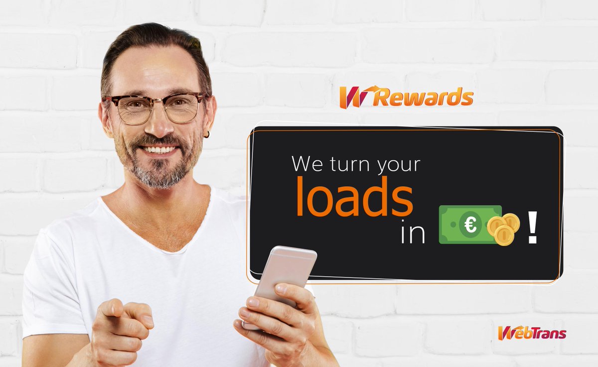 WebTransInt's tweet image. In WebTrans, we exchange your loads in €!💰  Do you want to know how? Find it out here 👉 bit.ly/WRewards-en