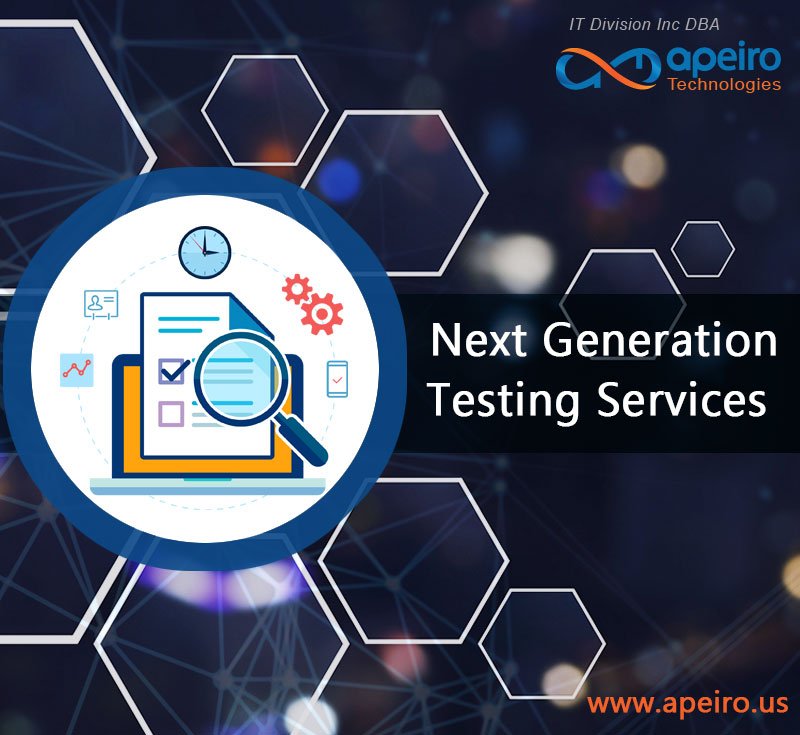 ApeiroTech's tweet photo. Traditionally software testing was the process of finding bugs/errors in an application. With the organizations moving towards complex application landscape, testing has evolved much more than just finding bugs/errors.
#NextGenerationServices
Read More: https://t.co/JtElLHb3qV https://t.co/nZwSe6PIHl