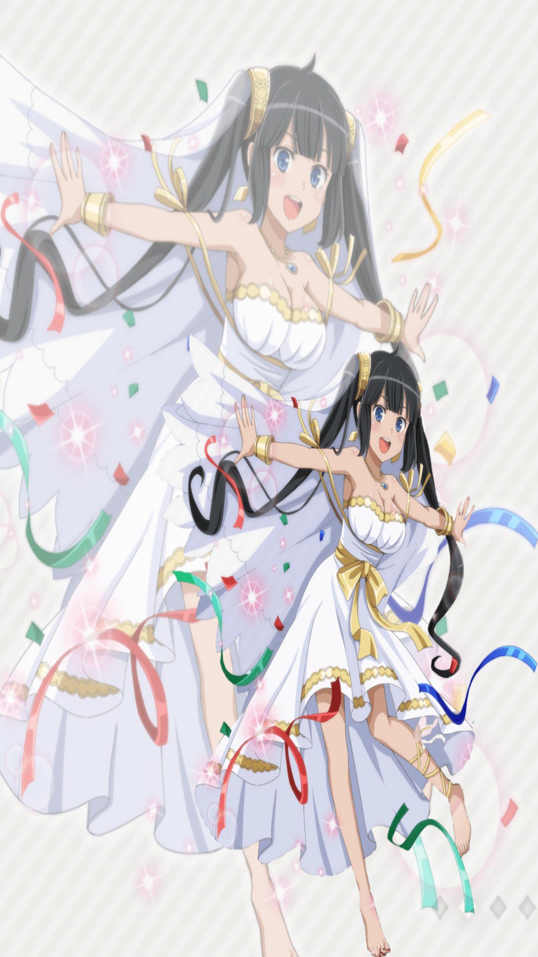 シナモンz ダンまちの壁紙作りました あと画像から切り取った画像もどうぞ 推しはアイズたんです 少しでもいいと思ったらいいねかrtください ダンまち アイズ ヴァレンシュタイン ヘスティア T Co Vh0olmpte6 Twitter