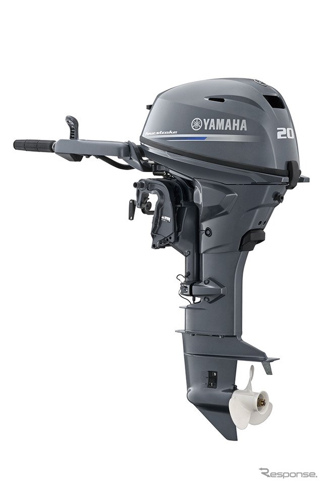 responsejp's tweet photo. ヤマハ発動機、4ストロークポータブル船外機「F20G」発売へ 加速性能や始動性向上
https://t.co/VO0VjJ4UDx
#ヤマハ発動機 #F20G https://t.co/yL7Qnz0rcM