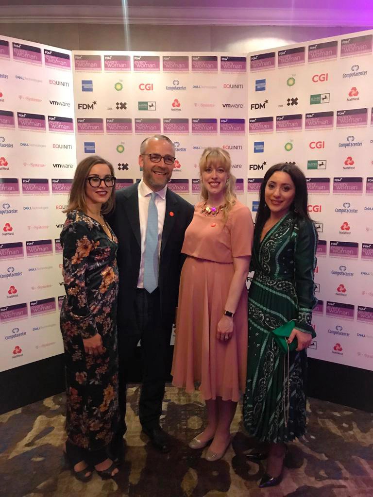 khayalaeylazova's tweet photo. Super proud of my boss @JimBichard @PwC_UK for winning #ewTechAwards @everywomanUK for his amazing work #DiversityandInclusion  #WomenInInsurancetech We need  more role models like you! #HeForShe #techshecan @lauraannhanson @SashLondon @jonandrews139 @MsRobynLouise @akail001 https://t.co/RfuYub6aes
