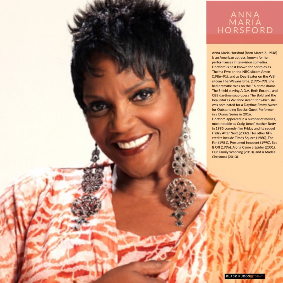 Happy Birthday to Anna Maria Horsford
 