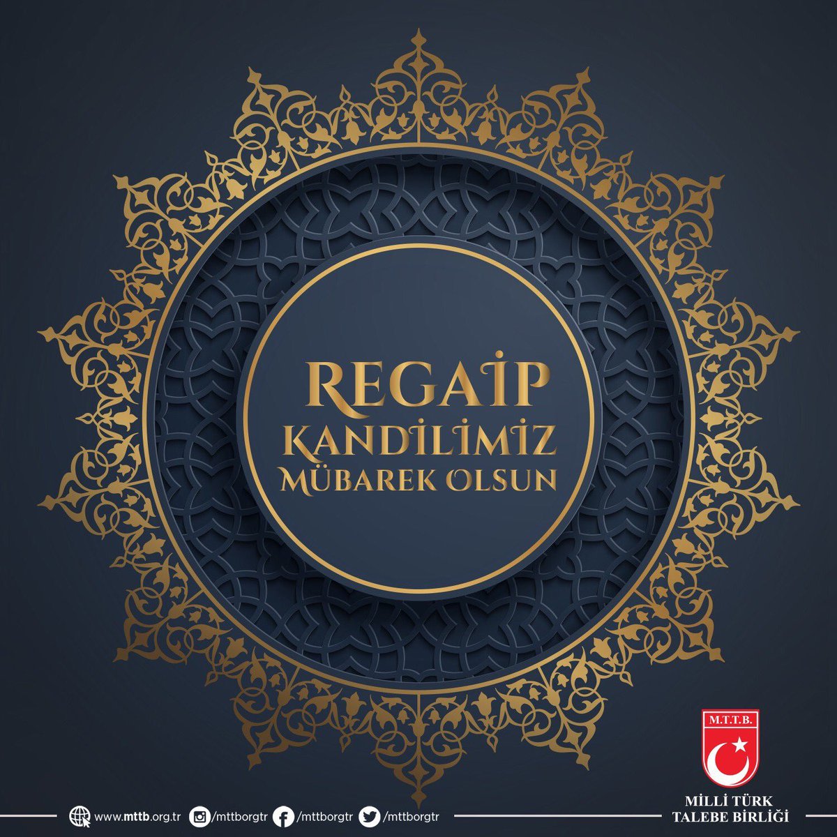 mttbedirne's tweet photo. Mübarek Regaip Kandili'nin tüm İslam alemi için hayırlara vesile olmasını dileriz.

#RegaipKandili https://t.co/YlDiJz21L9