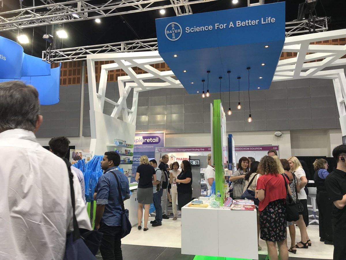 BayerAnz's tweet photo. Our @BayerAnz stand is now open. Stop by, pick up some goodies and and have a chat with our #ConsumerHealth team. #APP2019  #BayeratAPP # @APPConfAus https://t.co/ahT1kUUHJP