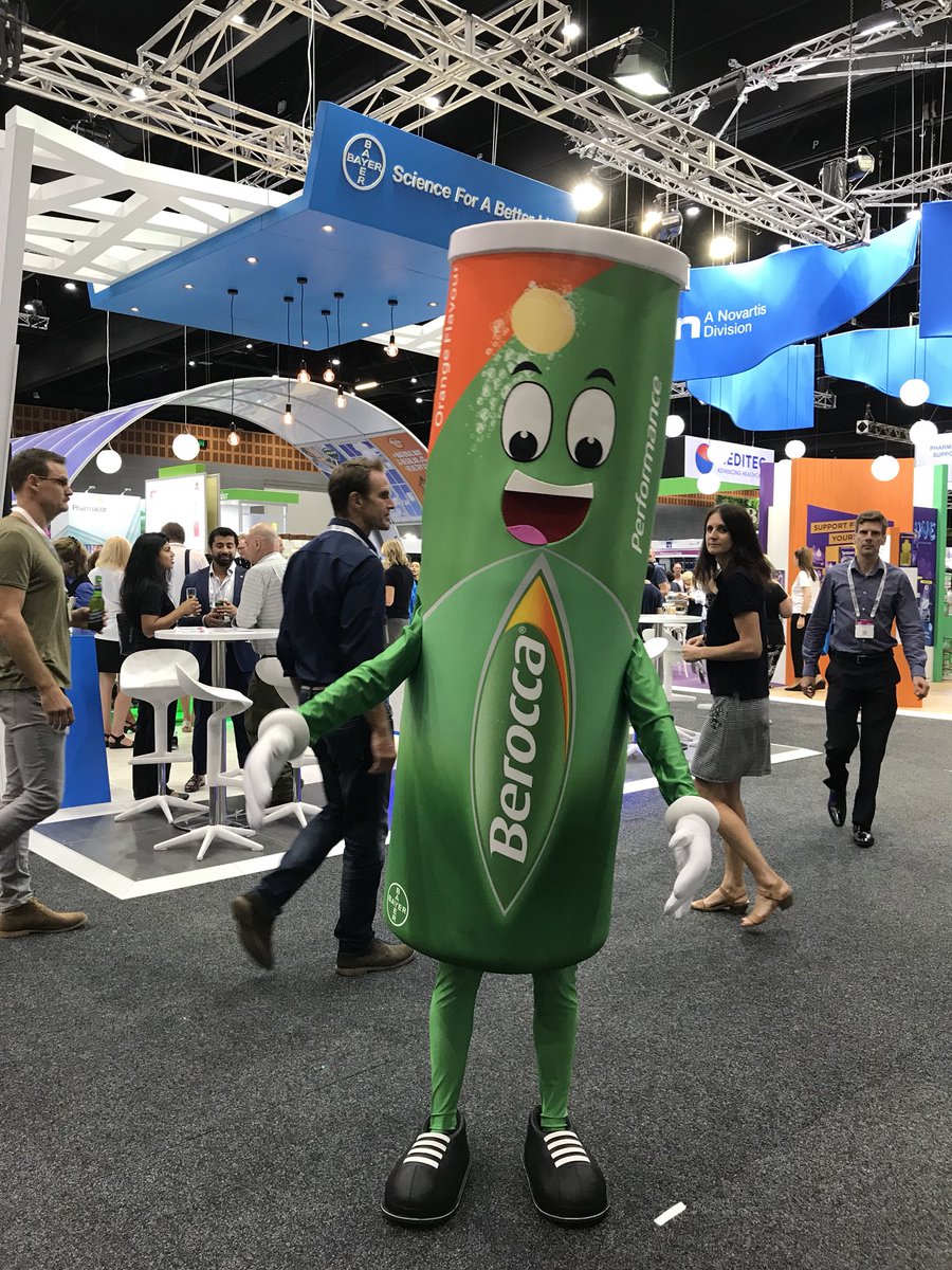 Take a BBB Bounce picture with our #Berocca mascot and tag us @BayerANZ. He can also show you our Bayer stand so you can learn more about Berocca. #APP2019 #BayeratAPP @APPConfAus