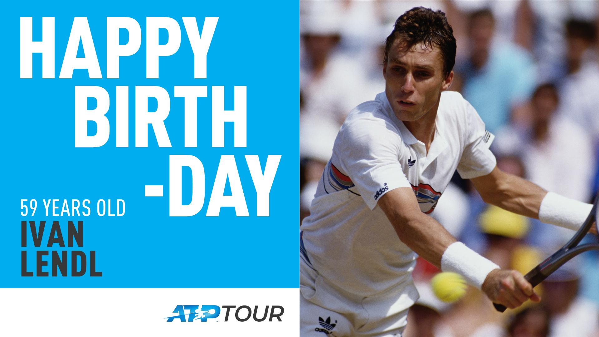 Happy Birthday Ivan Lendl! What\s your favourite memory of the tennis legend? 