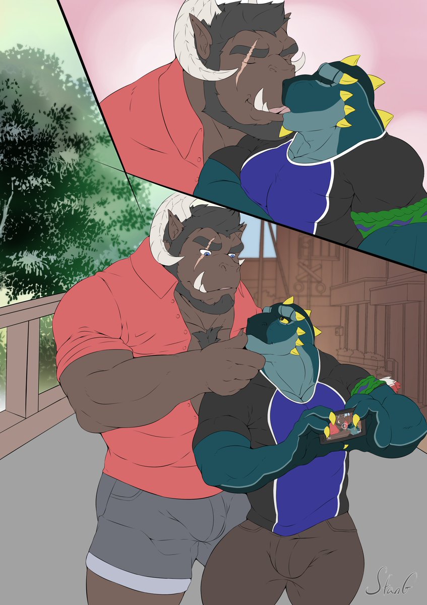 StanGArt's tweet photo. The cutiest commission for @B_R_U_T_U_S and @Xerhom https://t.co/GsFIn8iKOO